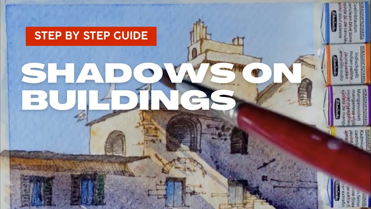 Paint Stunning Building Shadows in Watercolor | San Gimignano Technique