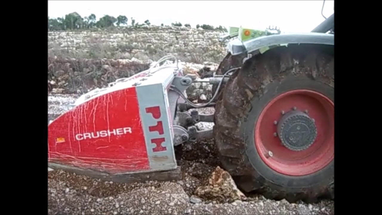PTH Crusher 2500HD mit Claas Xerion im Einsatz