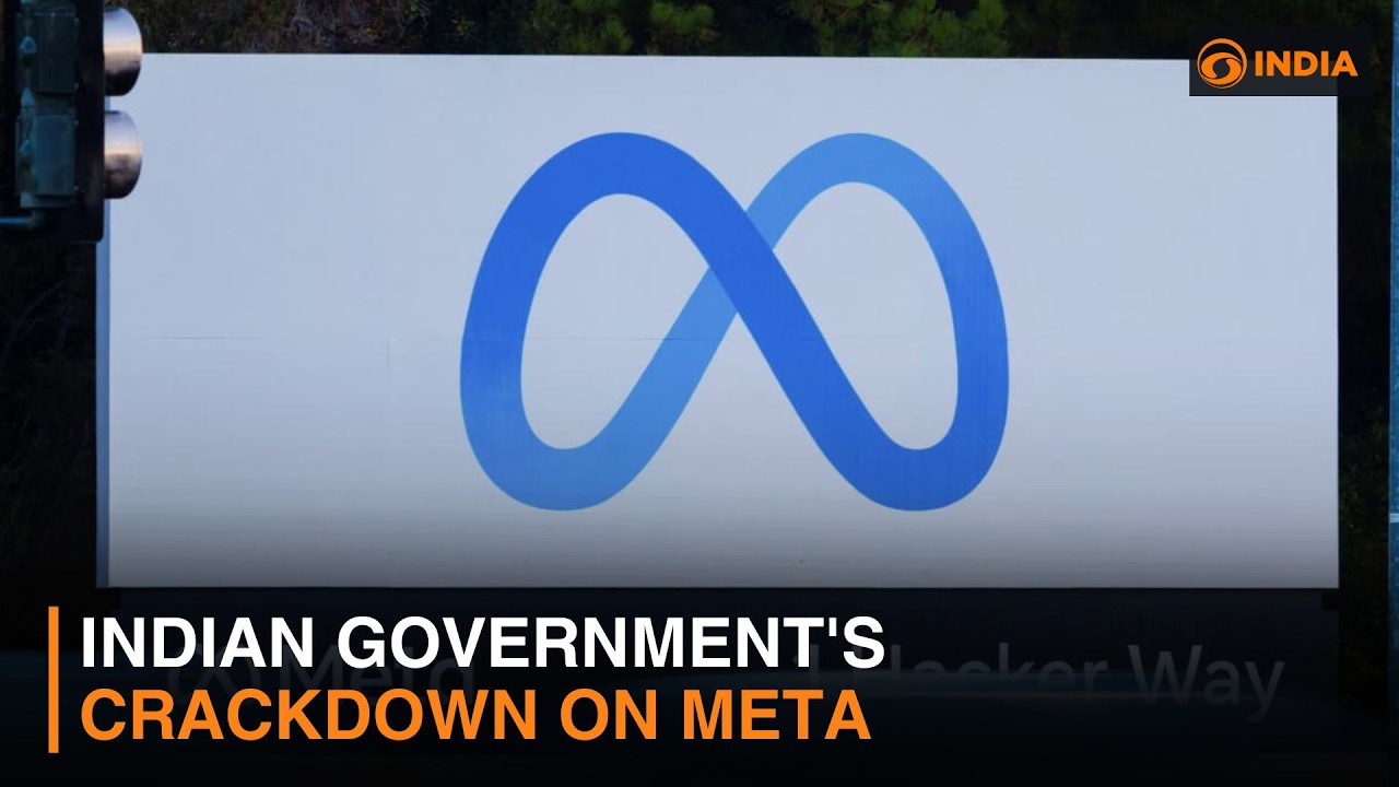 Правительство Индии принимает меры против Meta | DD India
