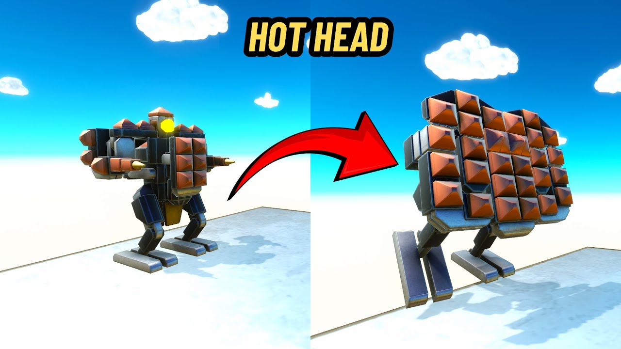 Hot head vs all robot unit age of warbots