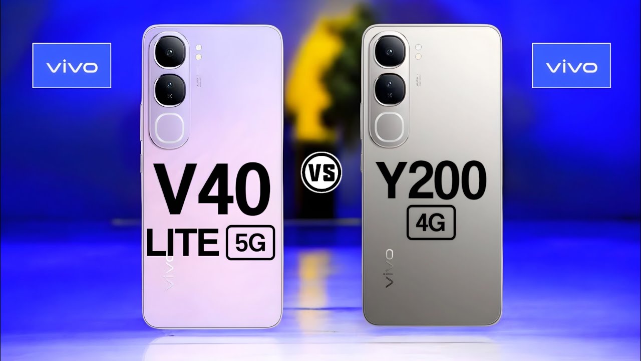 Vivo V40 Lite 5G Vs Vivo Y200 4G. #Trakontech