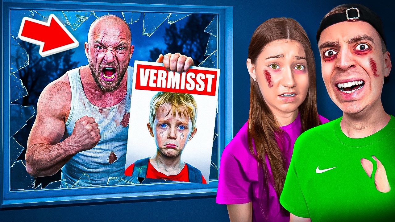 ein FREMDER MANN steht in UNSEREM GARTEN! 😳 (Er sucht kleiner Junge)