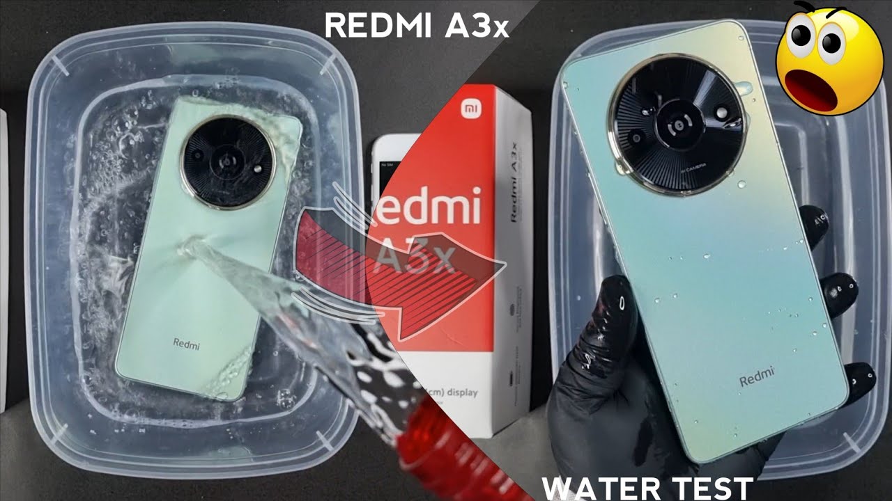 Redmi A3x Water Test 💦| The Ultimate Water Test Of Redmi A3x💧