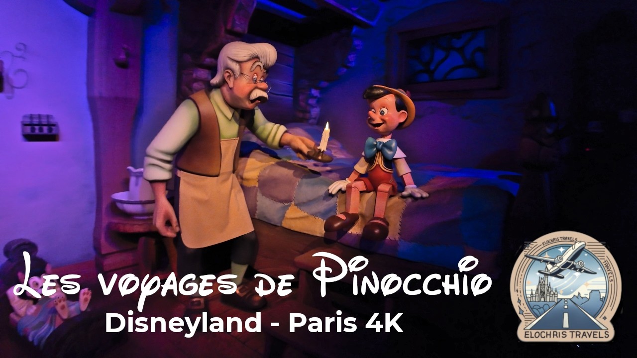 [4K] Disneyland Paris : Le Voyage de Pinocchio en Basse Lumière – Une Immersion Magique