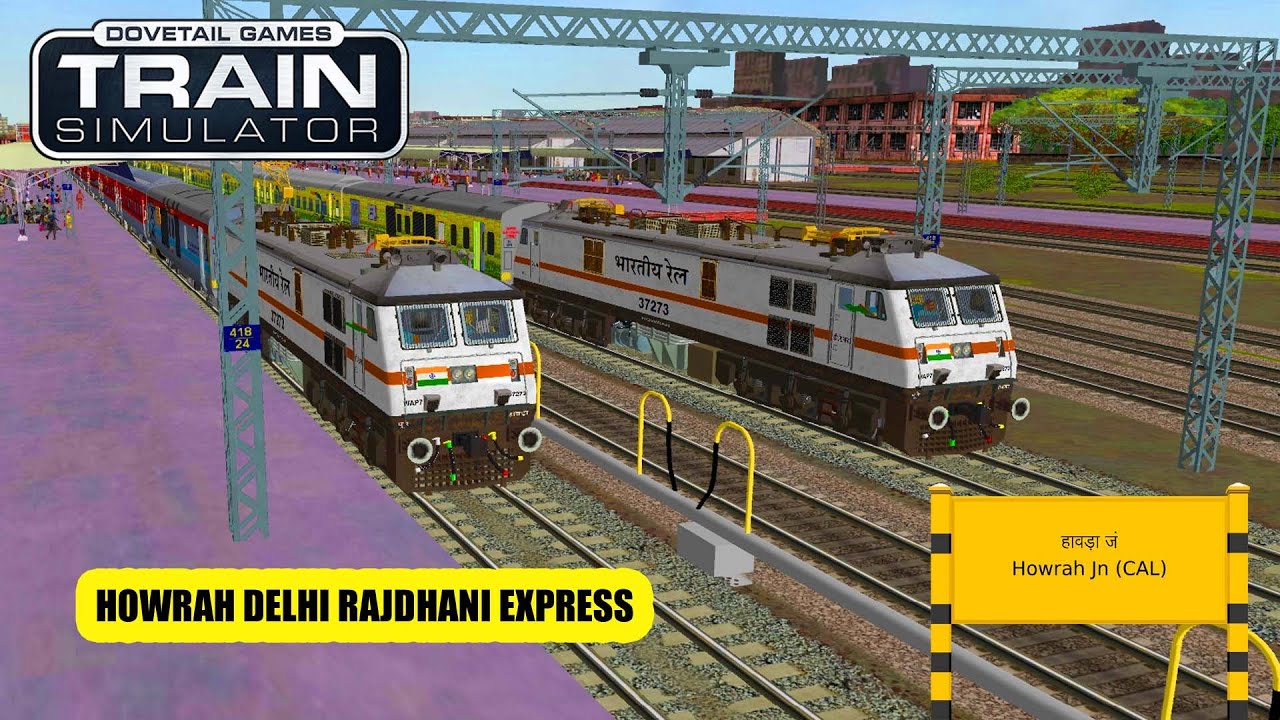 HOWRAH TO DELHI RAJDHANI EXPRESS ONLY RUN ONE STATION