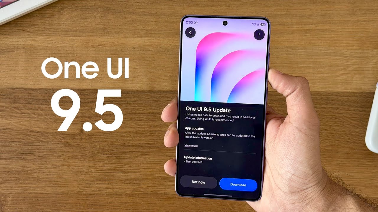 Samsung One UI 9.5 ПЕРВЫЙ ВЗГЛЯД &mdash; Функции и изменения!