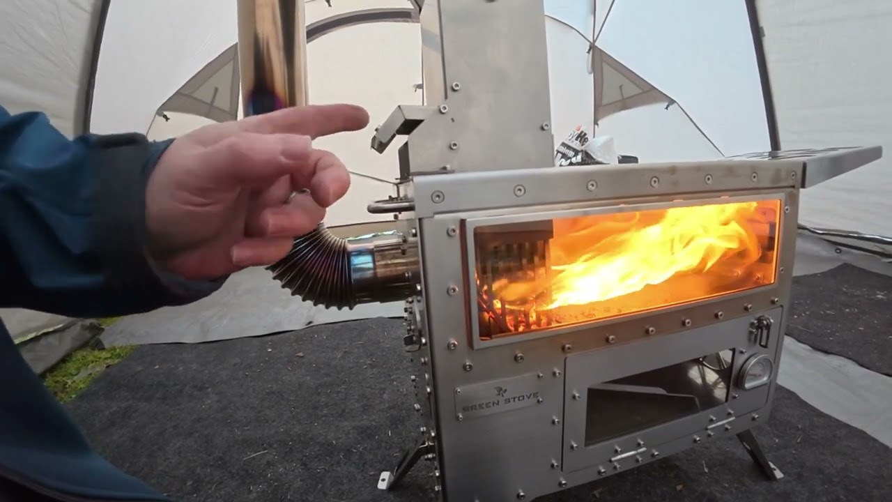 Green Stove Pellet Stove First Burn  | Get Livin Outdoors