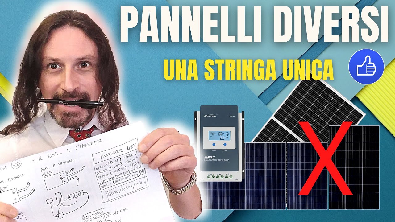 PANNELLI SOLARI DIVERSI CONVIVONO? - VEDIAMOLO INSIEME