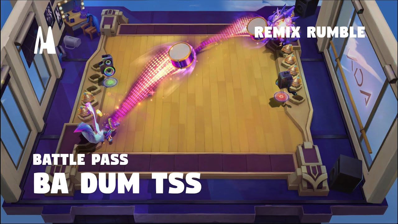 BA DUM TSS BOOM - BATTLE PASS REMIX RUMBLE | TFT SET 10