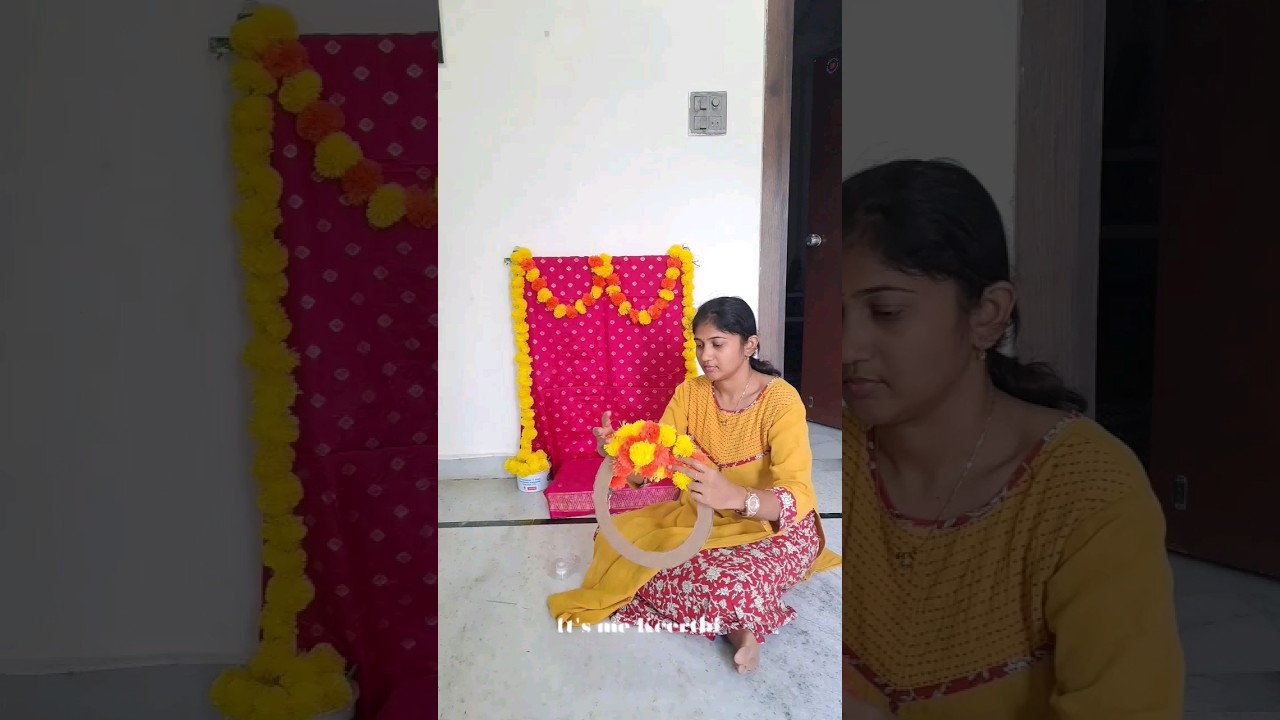 Simple Pooja Backdrop decoration | Mandir decoration ideas #poojabackdrop #backdropideas