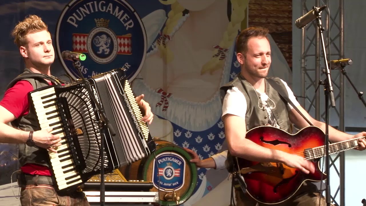 Musikanten Ski WM 2018  Die Jungen Thierseer -  Tiroler Polka  vom Orig.  Grenzland Sextett
