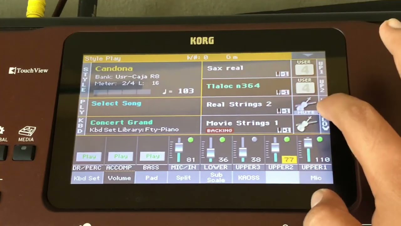 Cómo dividir el teclado en 2 o 4 sonidos en un Korg Pa300 - 5x (Principiantes) Korg Pa700
