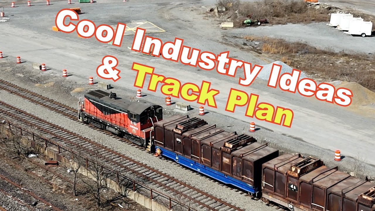 Railroad Industry up a STEEP HILL & Cool Ideas for Modeling Industrial Areas