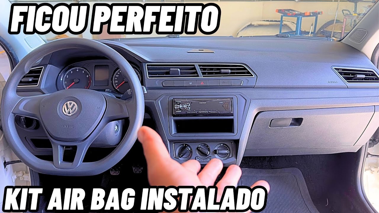 DESMONTEI TODO O PAINEL PARA TROCAR O KIT AIR BAG GOL G8 2023 BATIDO