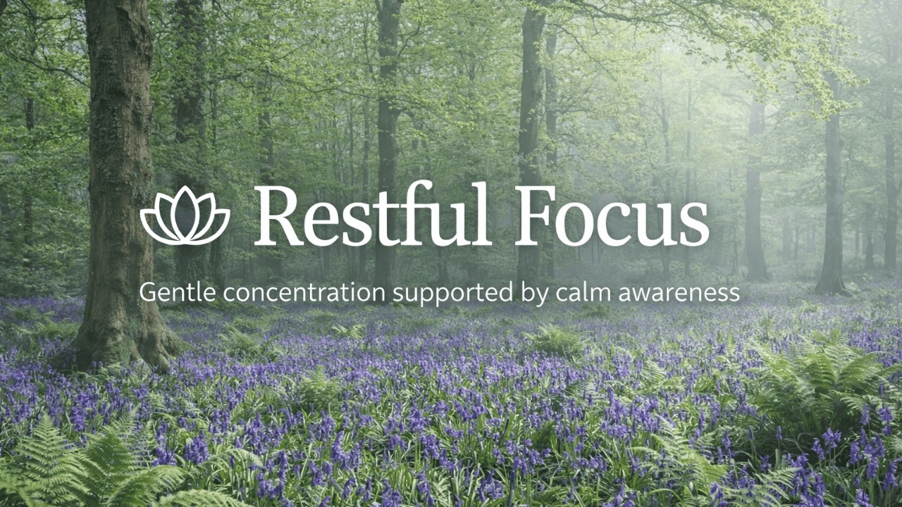 Restful Focus — Wind Through the Forest