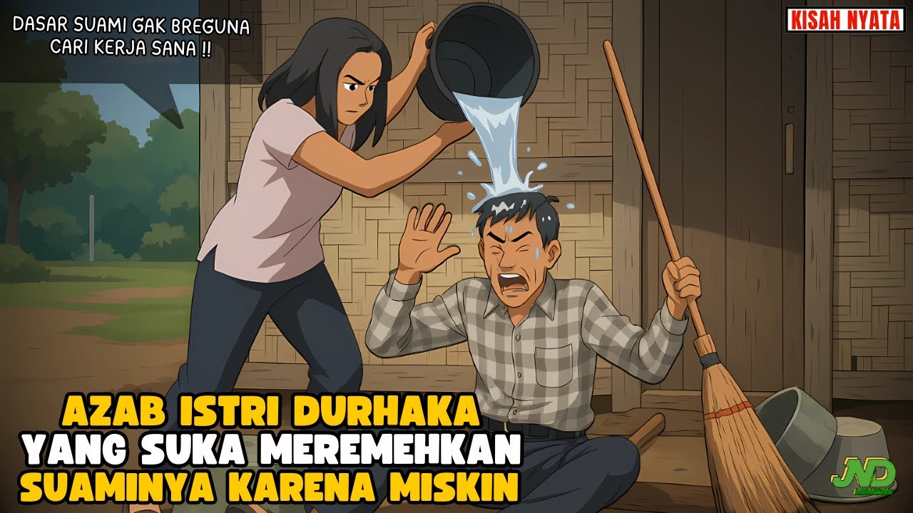 AZAB ISTRI DURHAKA YANG SUKA MEREMEHKAN SUAMINYA KARENA MISKIN || ANIMASI AZAB