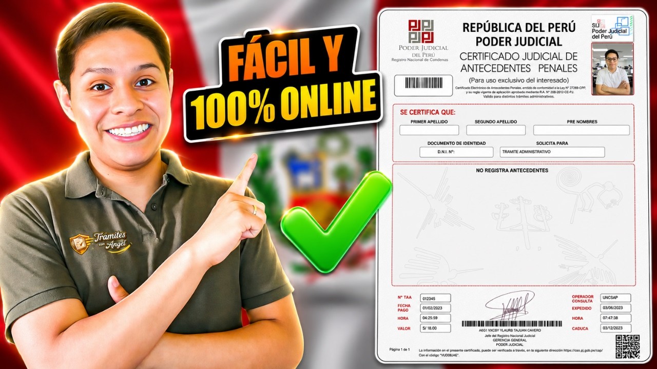 Como sacar los antecedentes penales Perú