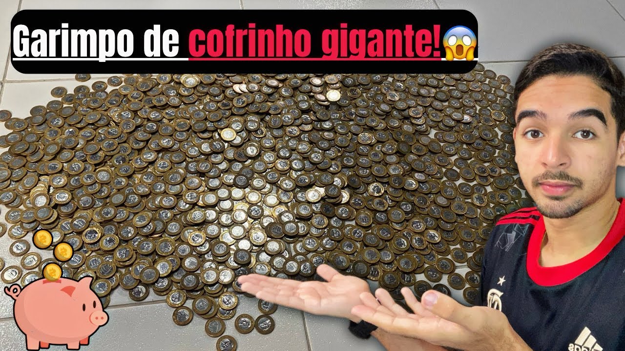 PROCURANDO MOEDAS VALIOSAS EM MEIO A MAIS DE MIL REAIS EM PEÇAS DE R$1,00!!!