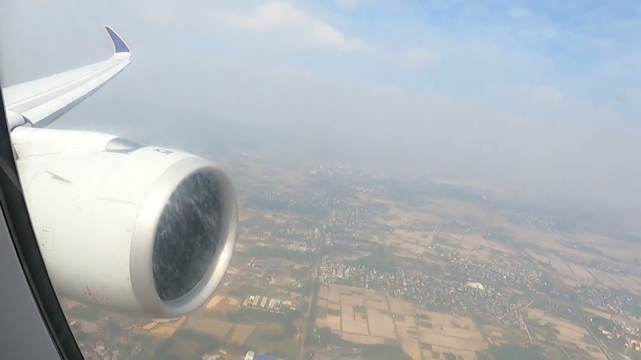 Singapore Airlines A350-900XWB Takeoff from Hanoi and Landing at Singapore | SQ191