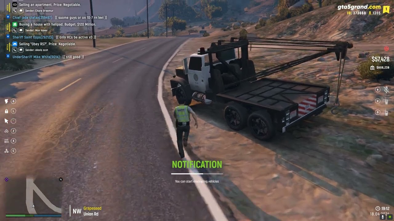 GTA 5 Grand SAHP rp Phase 2 Training Towing