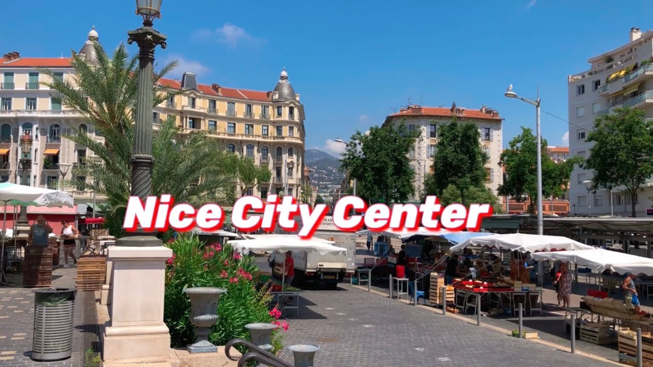 Walking To Nice City Center Liberation France 🇫🇷