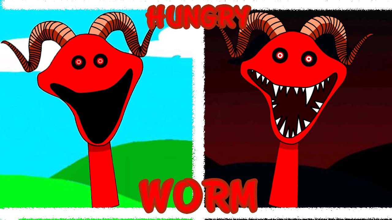 My Sprunki OC: Hungry Worm (from Roblox)