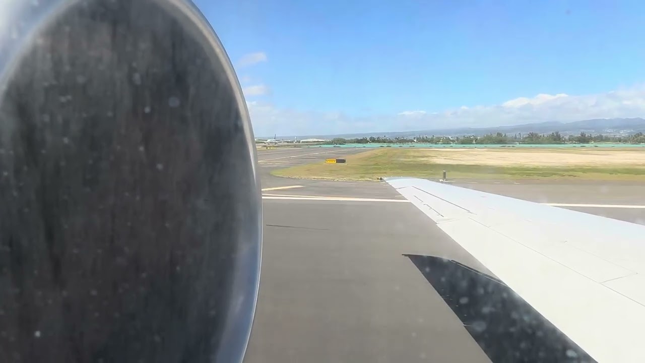 MUST HEAR - Hawaiian 717-200 Takeoff from Honolulu (HNL)