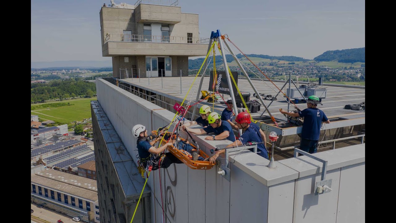 Simulation of a rescue evacuation in Bern, Switzerland