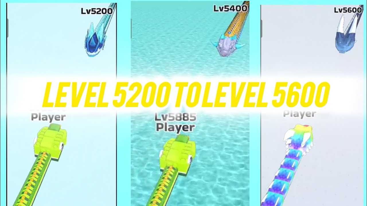 Snake clash level 5200 to lvl 5600#snake clash 