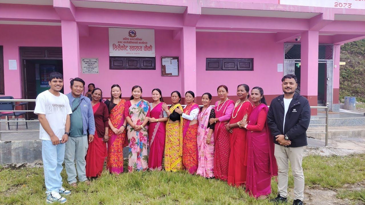 Happy Teej 2082(Halkka Ramaelo) At Sirsekot Health Post😊