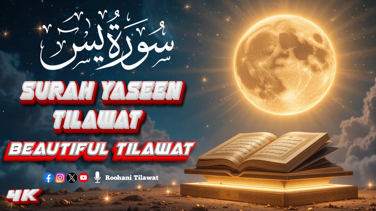 ‎💖  Surah Yaseen | Peaceful Background for Listening & relaxation 🕊️