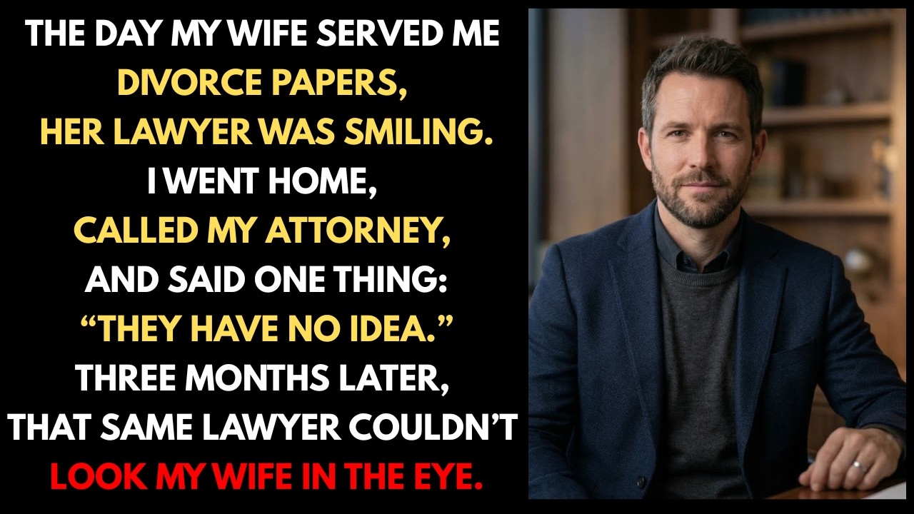 My Wife's Lawyer Smiled When She Handed Me the Divorce Papers She Stopped Smiling When I Opened Mine