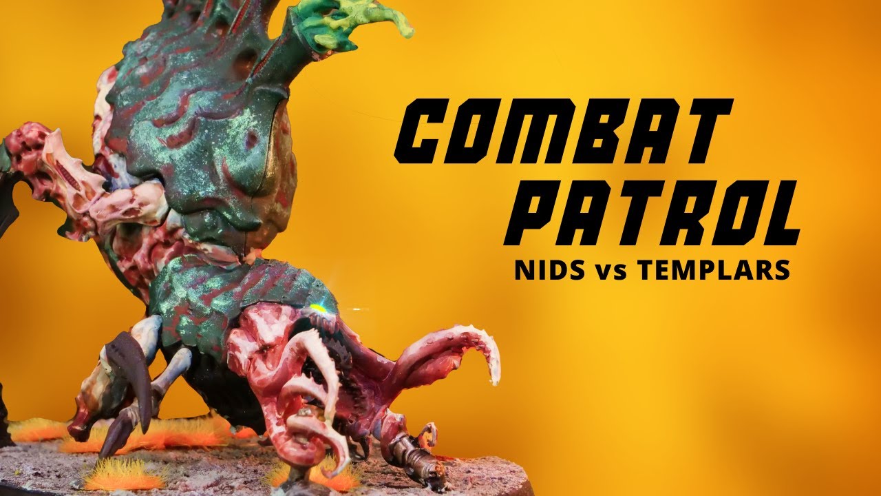 Tyranids vs Black Templars - Beginner Combat Patrol - A 10th Edition Warhammer 40k Battle Report