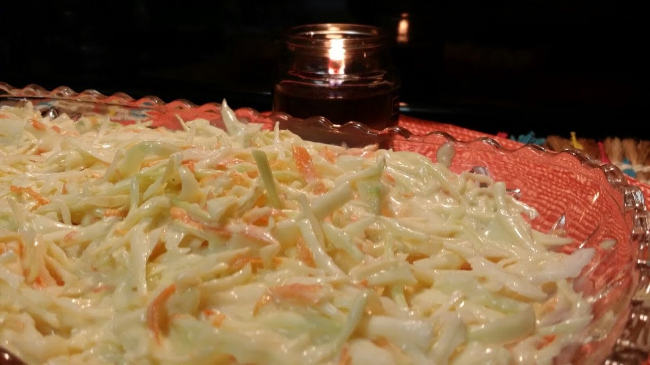 سلطة الكول سلو..بطريقه سهله ولذيذه جداو بطعم رائع..Coleslaw مطبخ شاي مهيل الشيف ام محمد