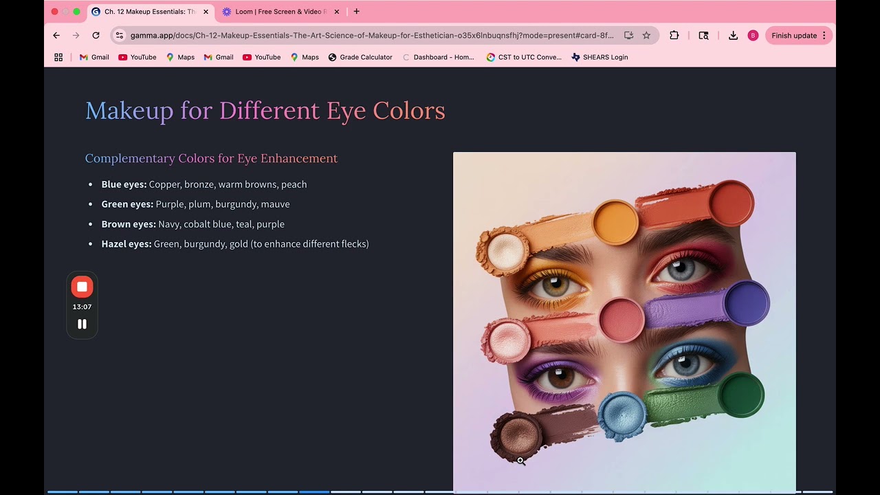 Esthetics: Ch. 12 Makeup Essentials