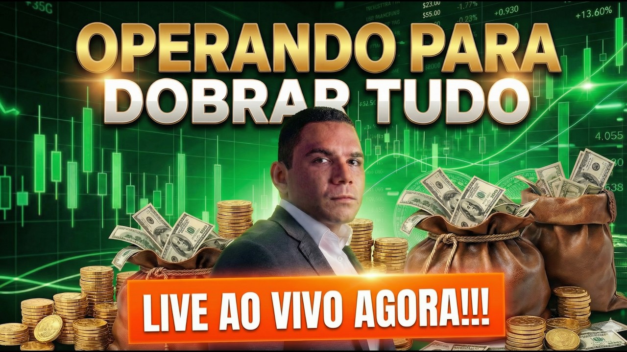 🔥 AO VIVO: Bati $6000 no Trading e Vou Buscar $10K Hoje