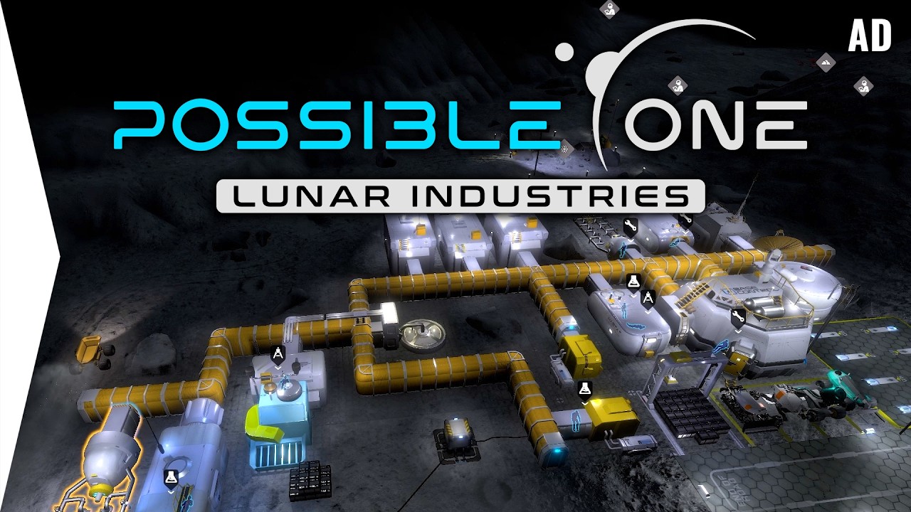 Building a Real Moonbase in New Colony Sim Possible One: Lunar Industries