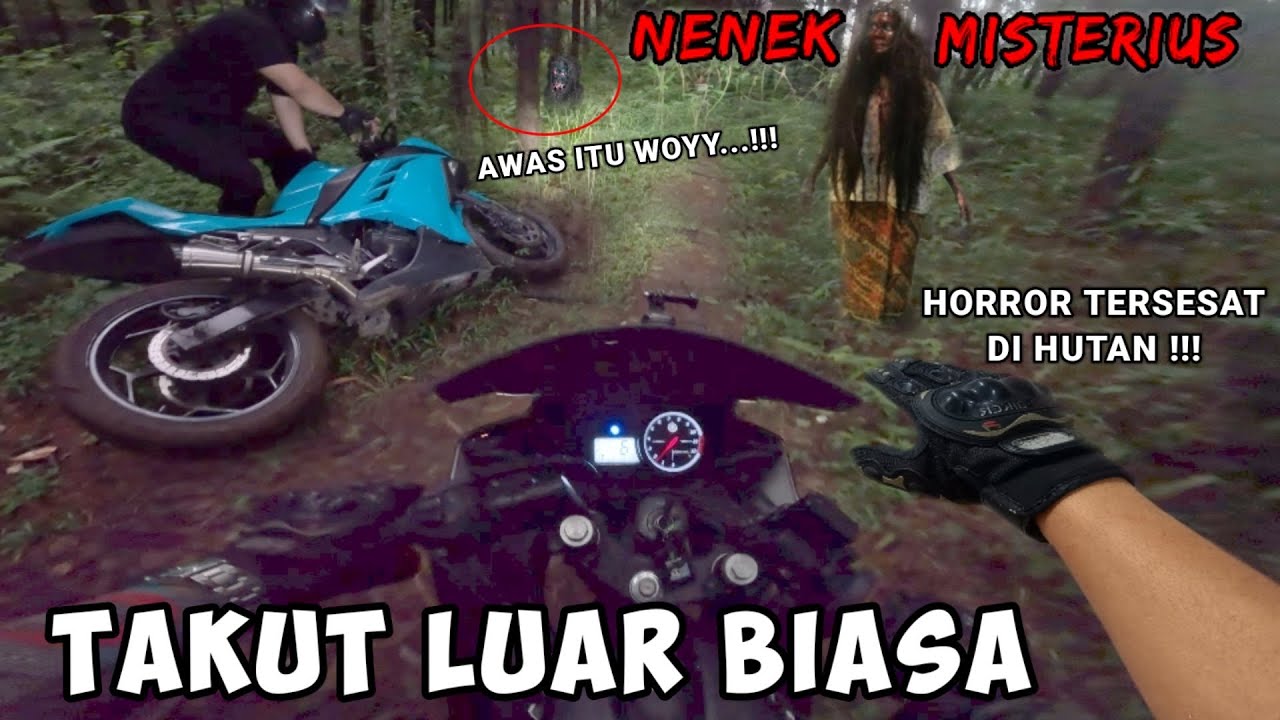 HORROR‼️TERSESAT DI HUTAN SANDEKALA MENJELANG MAGRIB DI GANGGU SOSOK MENYERAMKAN