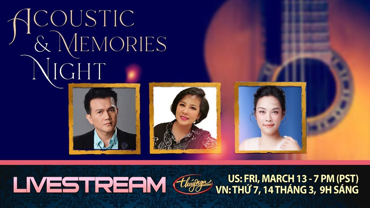 LIVESTREAM VỚI MARIE TÔ, NGỌC MAI | ACOUSTIC & MEMORIES NIGHT