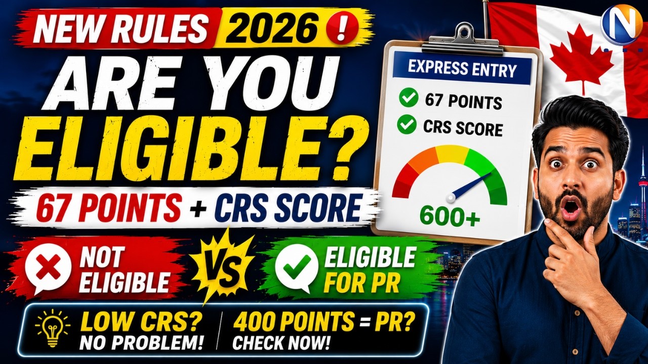 New Canada PR Eligibility Criteria 2026 ! | Who Can apply for Express Entry Now with Low CRS ?