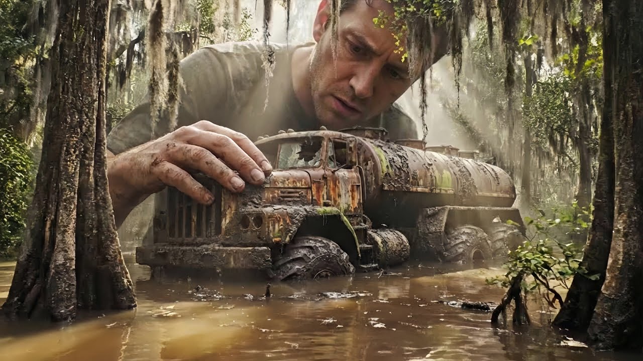 Monster Fuel Tanker Truck Found in Swamp Forest, Transformed Back to New!