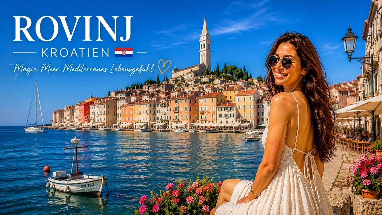 Rovinj Croatia 4k 🇭🇷 Istria [Walking Tour] ❤️