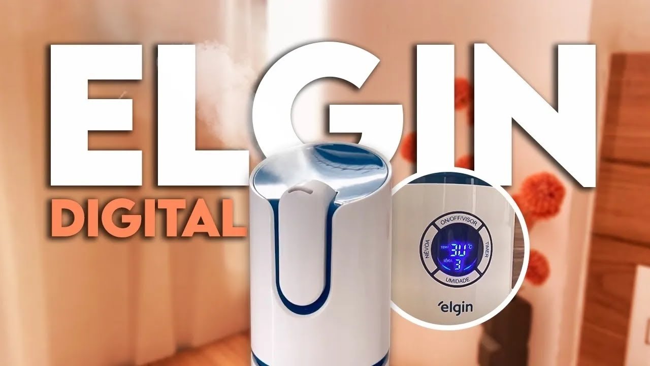 VALE A PENA? TUDO SOBRE o Umidificador de ar DIGITAL ELGIN! Review Umidificador de Ambiente! 💧