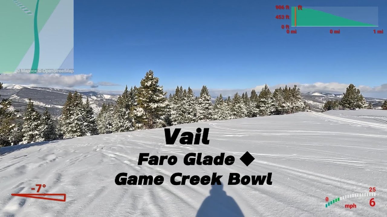 Vail - Faro Glade - Game Creek Bowl-Powder Day #vail #glades #powderday   #trailscoutmedia #skiing