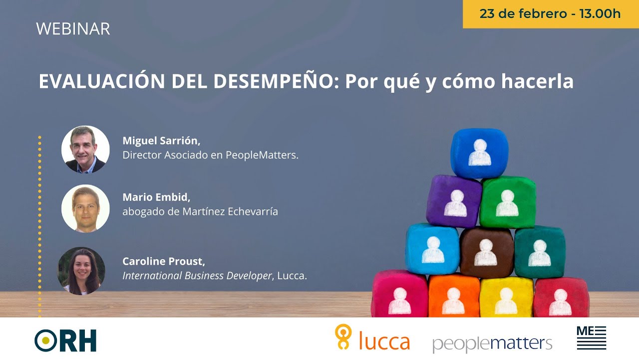 &middot;WebinarORH: Evaluaci&oacute;n del desempe&ntilde;o  Por qu&eacute; y c&oacute;mo hacerla