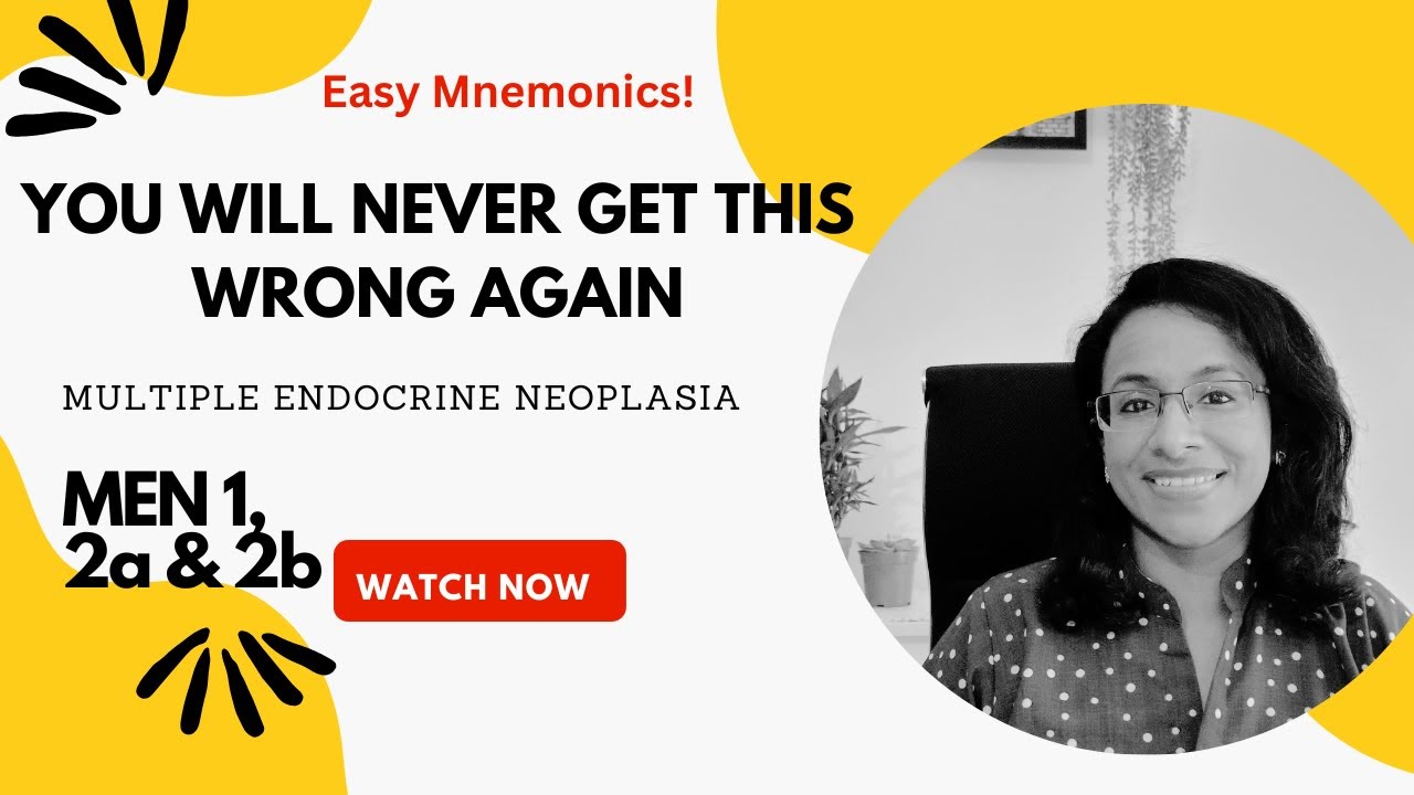 Multiple Endocrine Neoplasia (Men)I Easy way to remember it