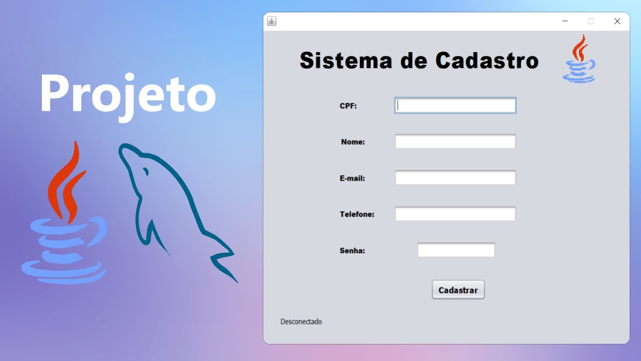 Sistema de Cadastro em Java com MySQL