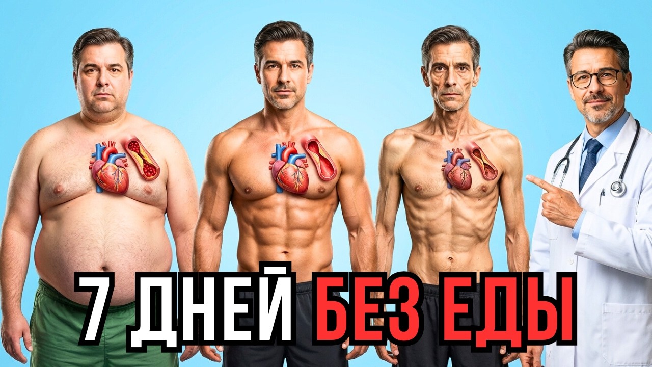 ЧТО БУДЕТ, ЕСЛИ НЕ ЕСТЬ 7 ДНЕЙ | Ошибки интервального голодания | вся правда о голодании на воде