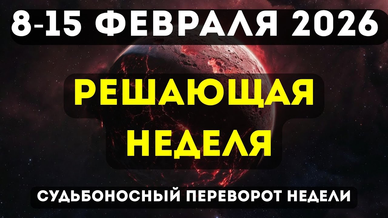 СРОЧНОЕ ПРЕДУПРЕЖДЕНИЕ! Эта неделя решит вашу судьбу на ВЕСЬ 2026 год!