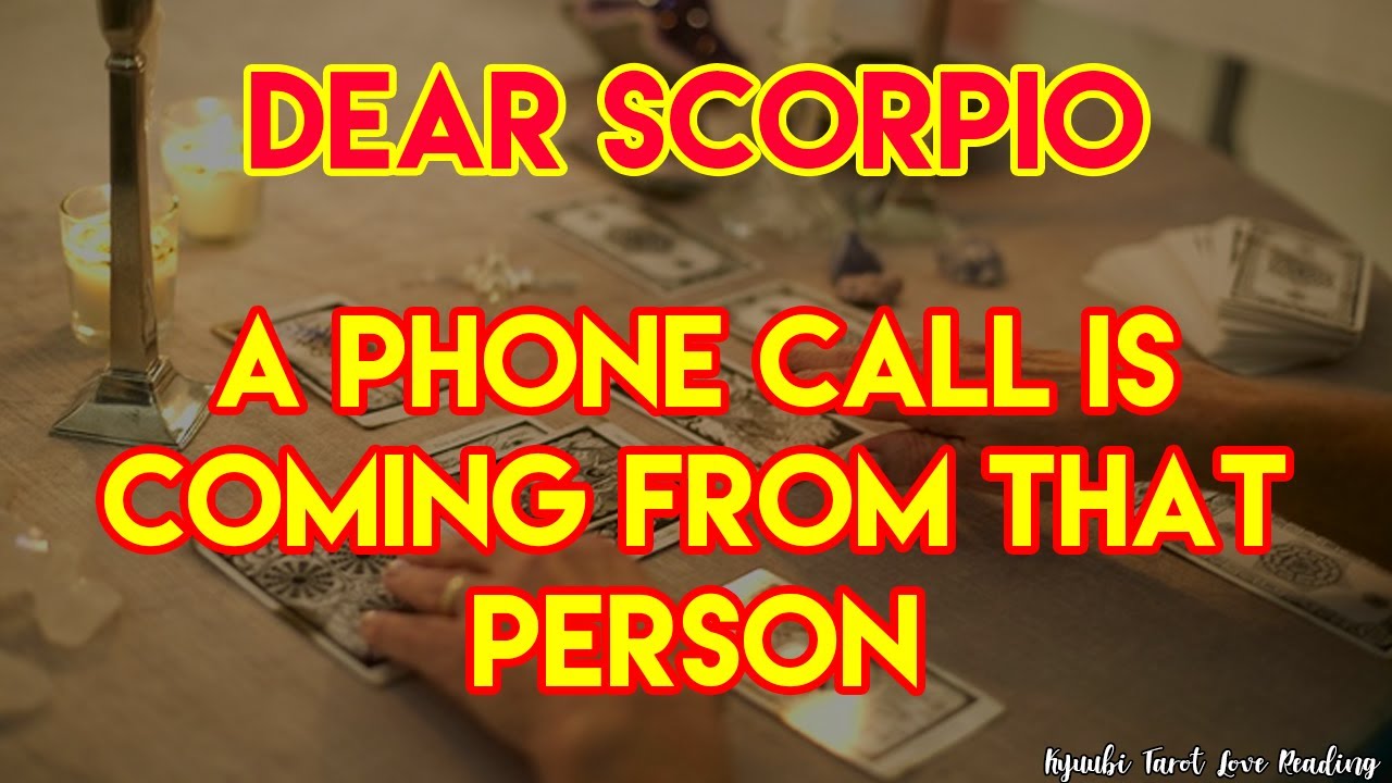 SCORPIO June 2021, A phone call is coming from that person, Love Tarot Reading